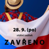 Ve státní svátek máme ZAVŘENO!